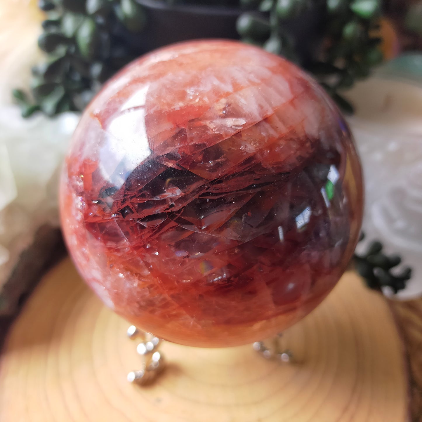 Fire Quartz Sphere