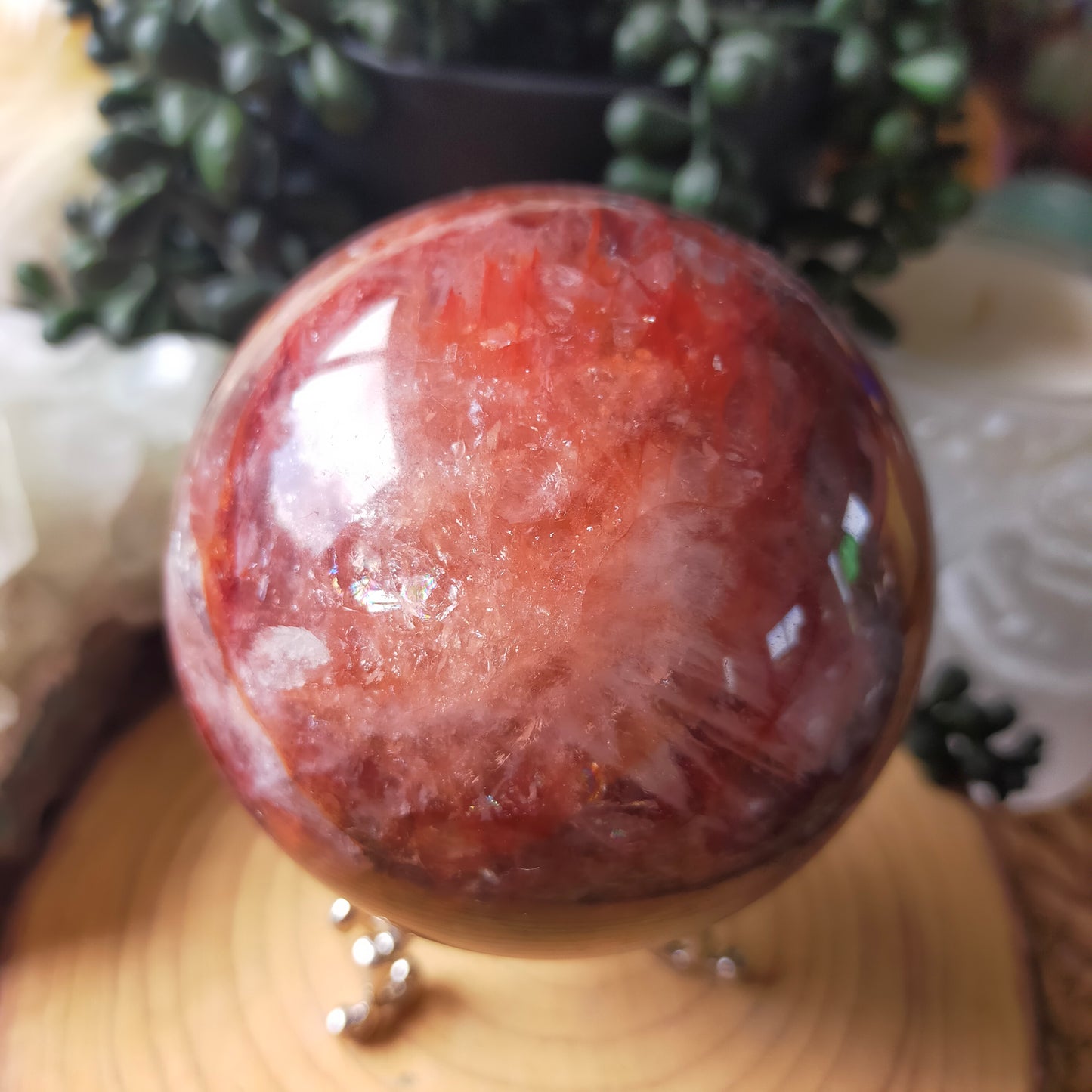 Fire Quartz Sphere