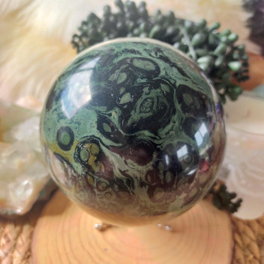 Kambaba Jasper Sphere