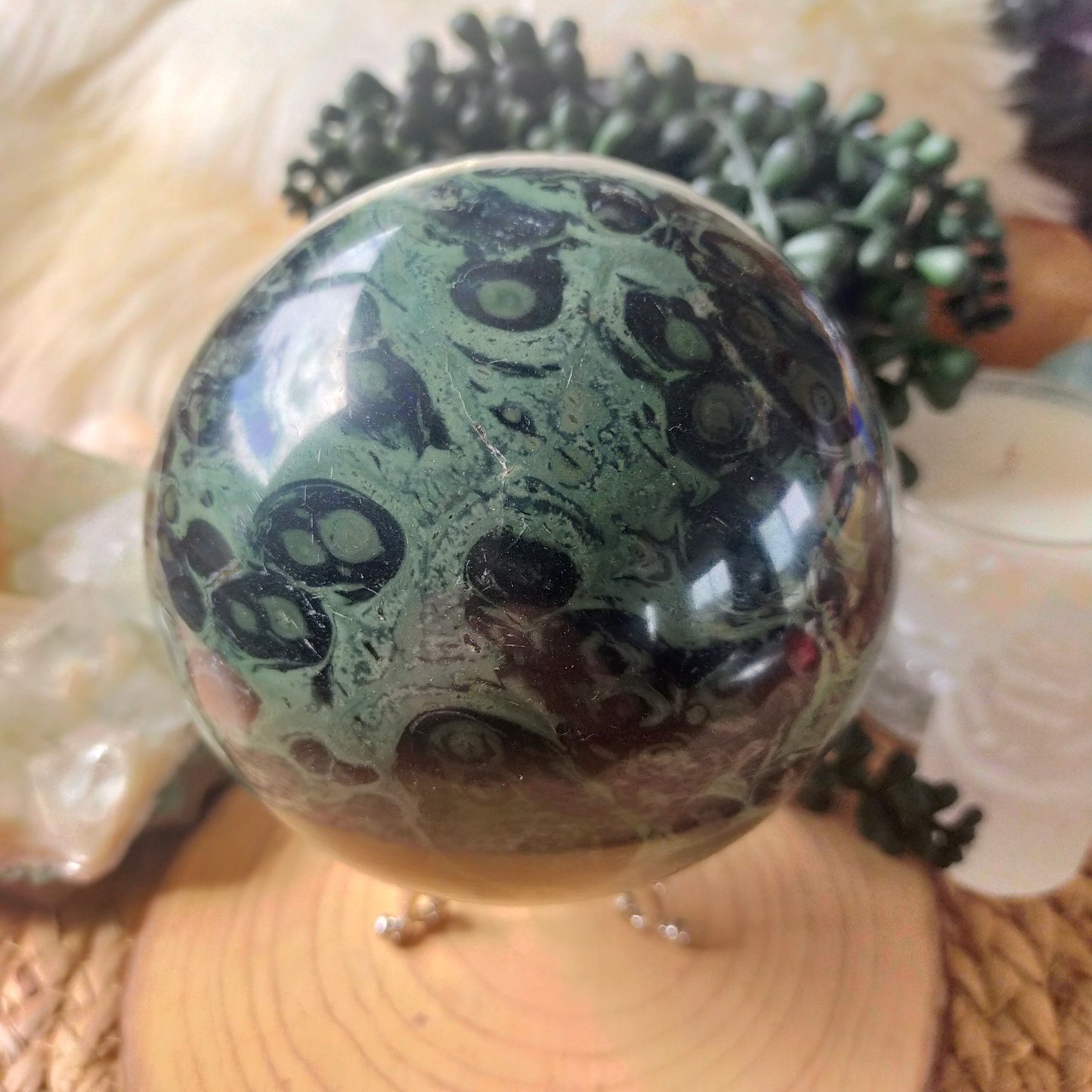 Kambaba Jasper Sphere