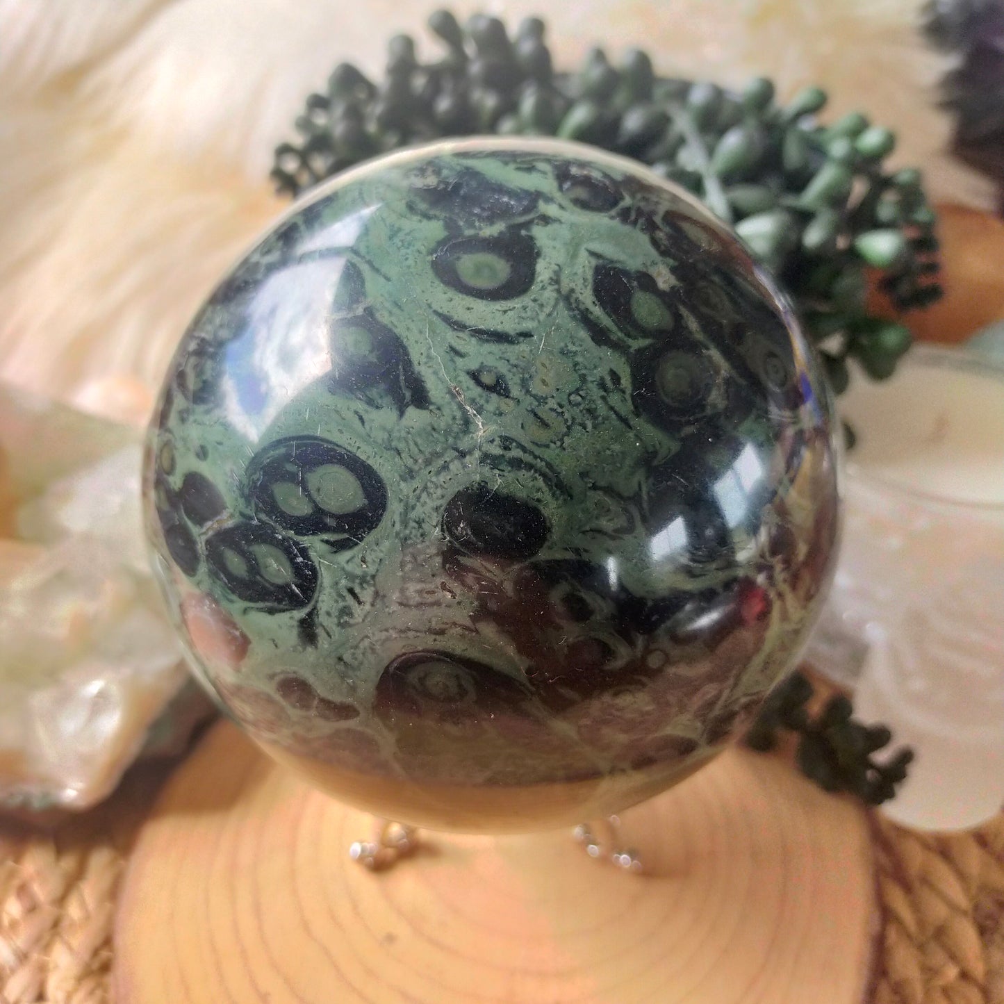 Kambaba Jasper Sphere