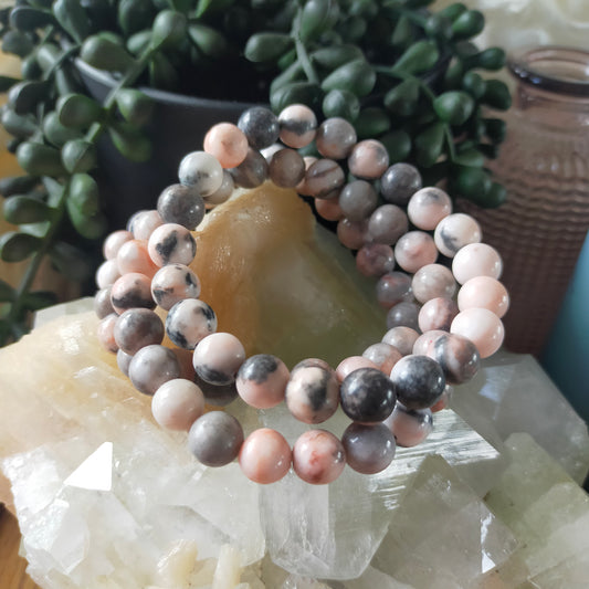 Pink Zebra Jasper Bracelet