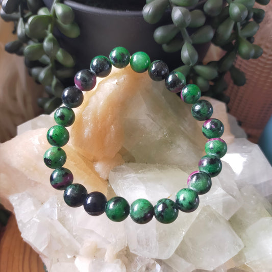 Ruby Zoisite Bracelet