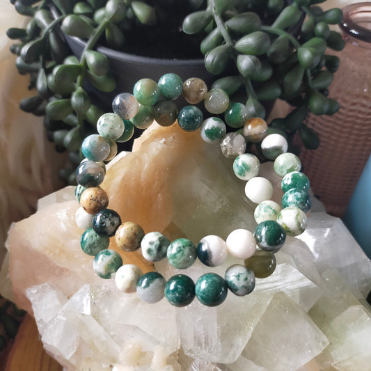 Moss Agate Bracelet