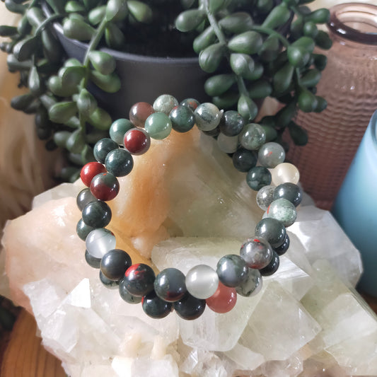 African Bloodstone Bracelet