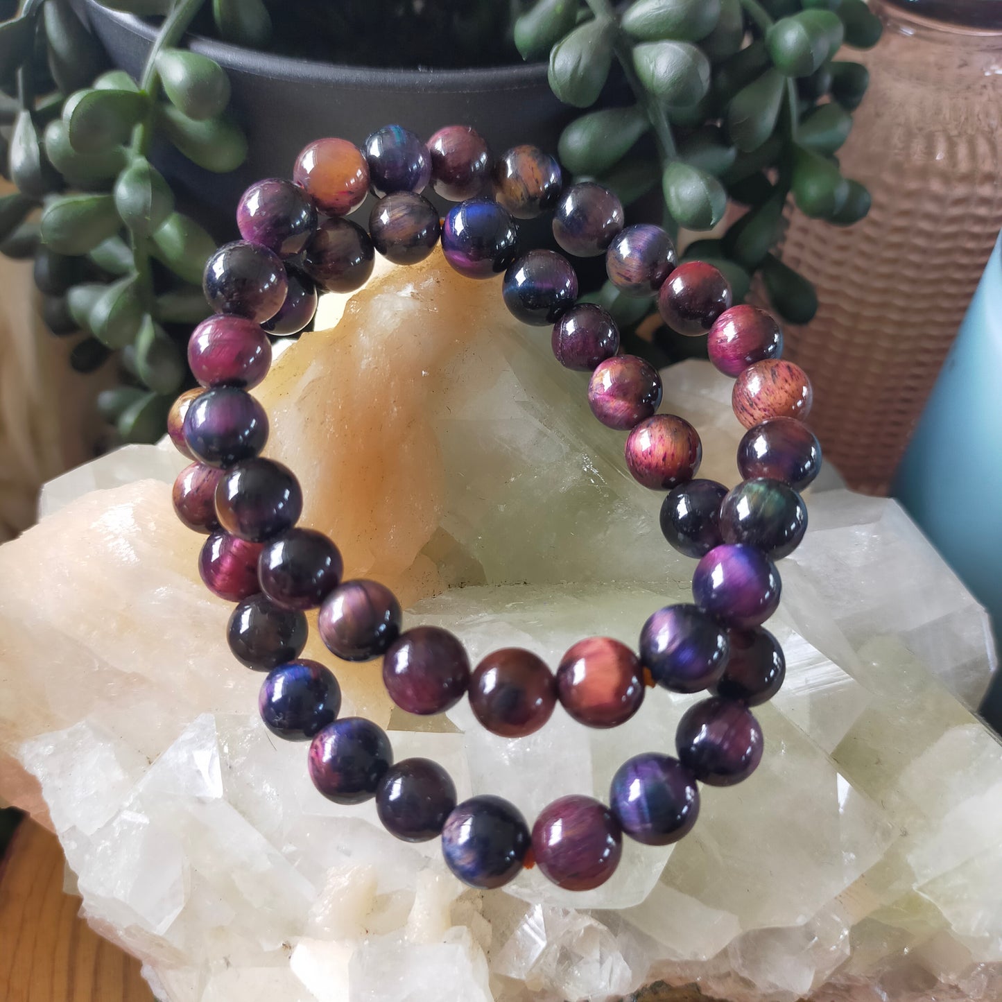 Dyed Tigers Eye Bracelet