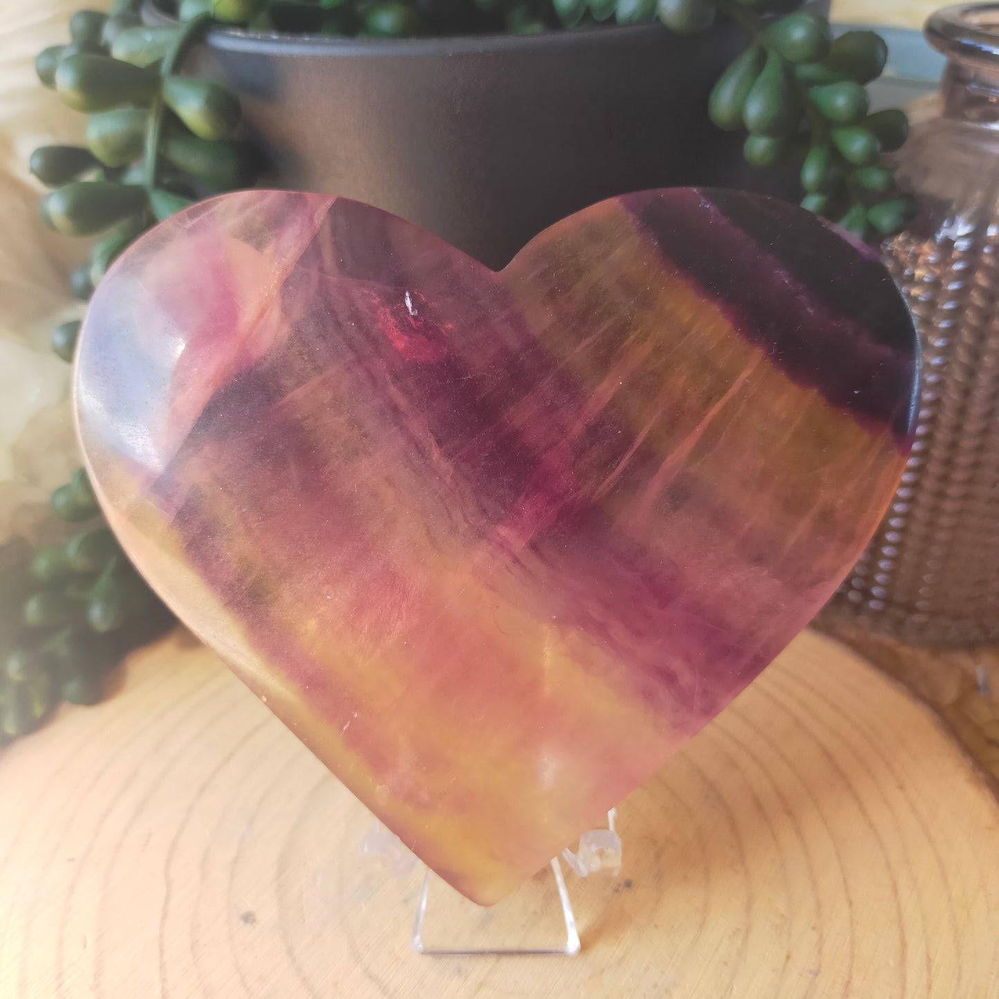 Candy Fluorite Heart