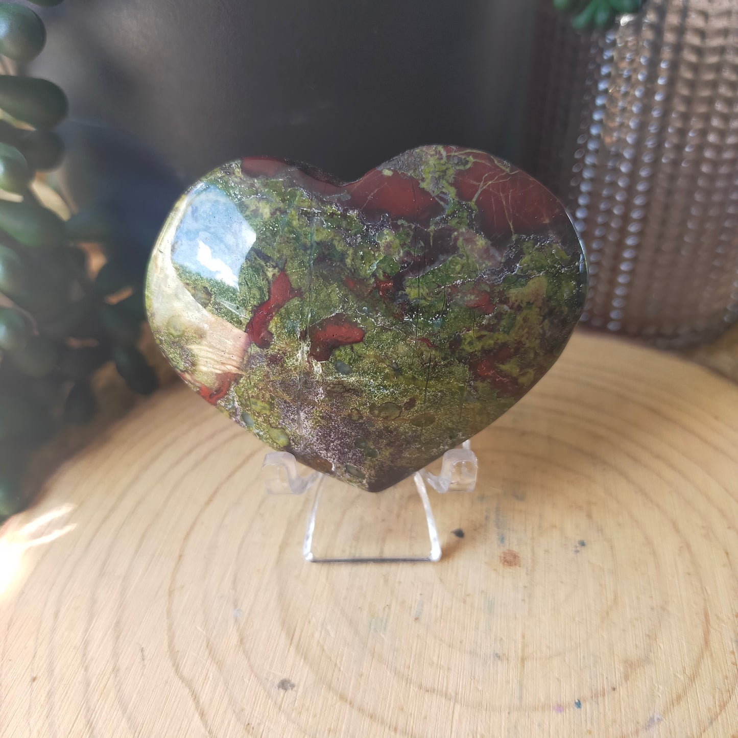 Dragon Blood Stone Heart
