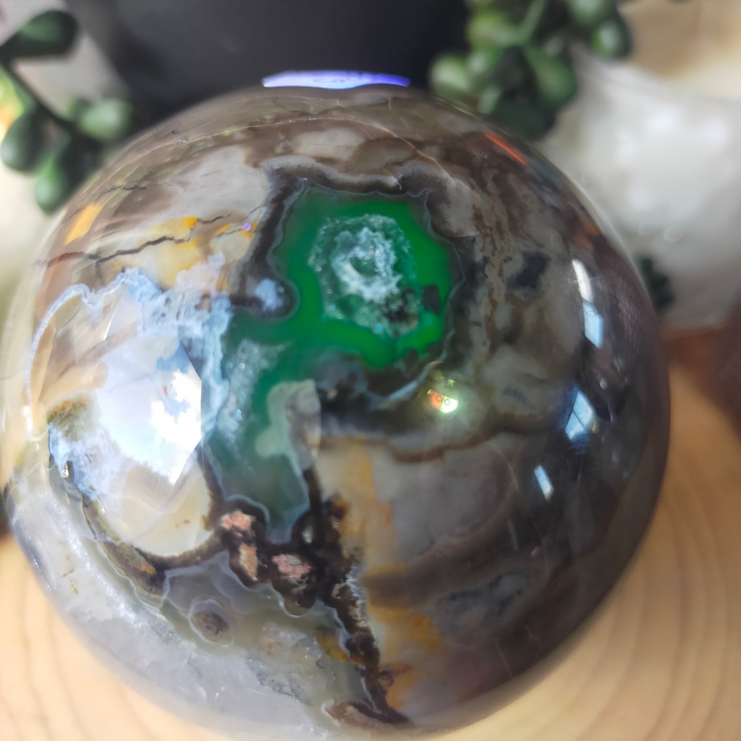 Volcano Agate Sphere