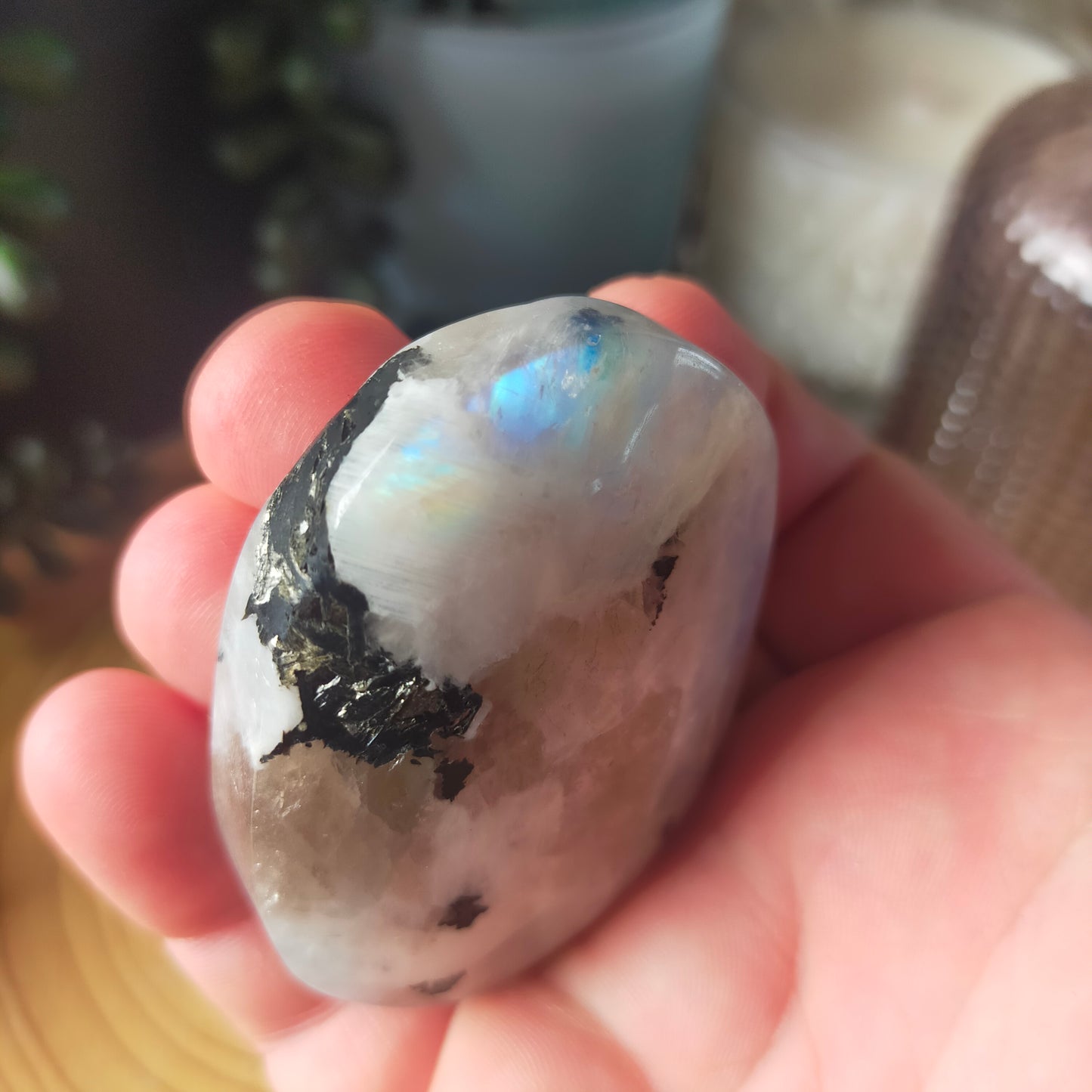 Rainbow Moonstone Palmstone