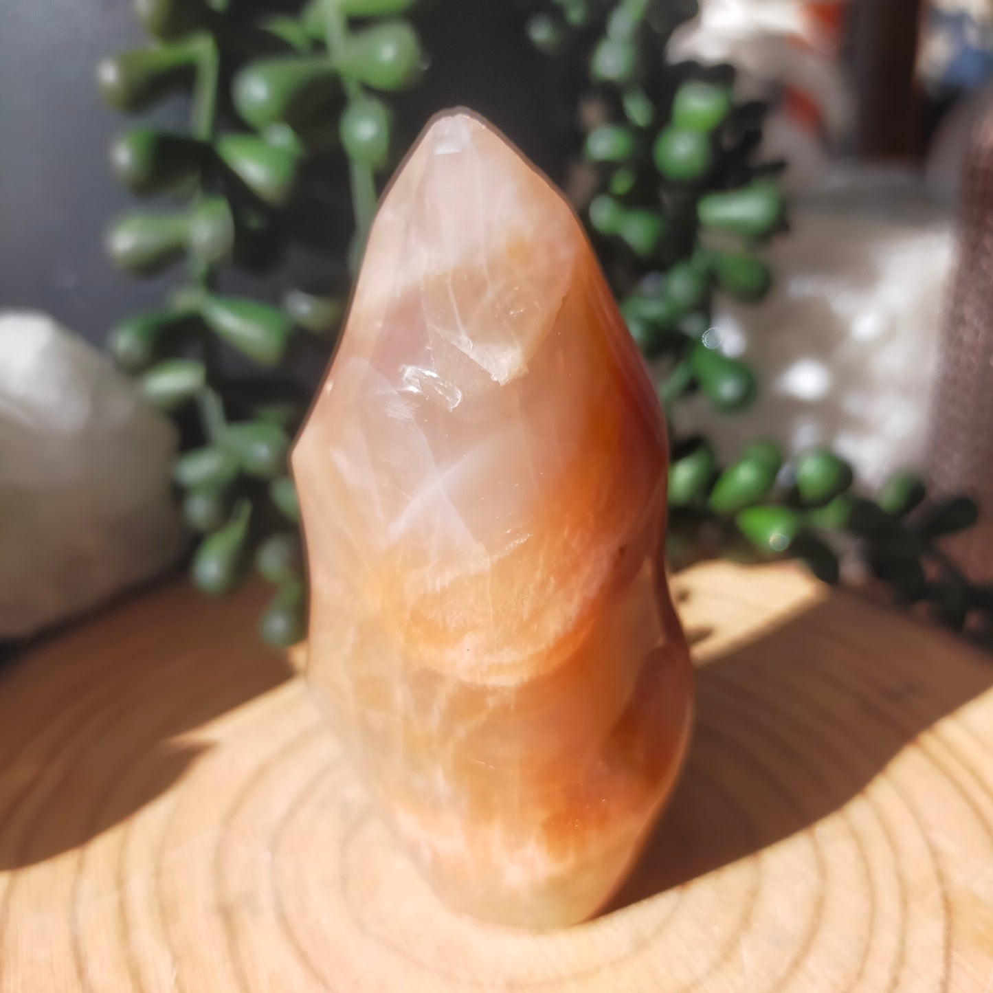 Peach Moonstone Flame