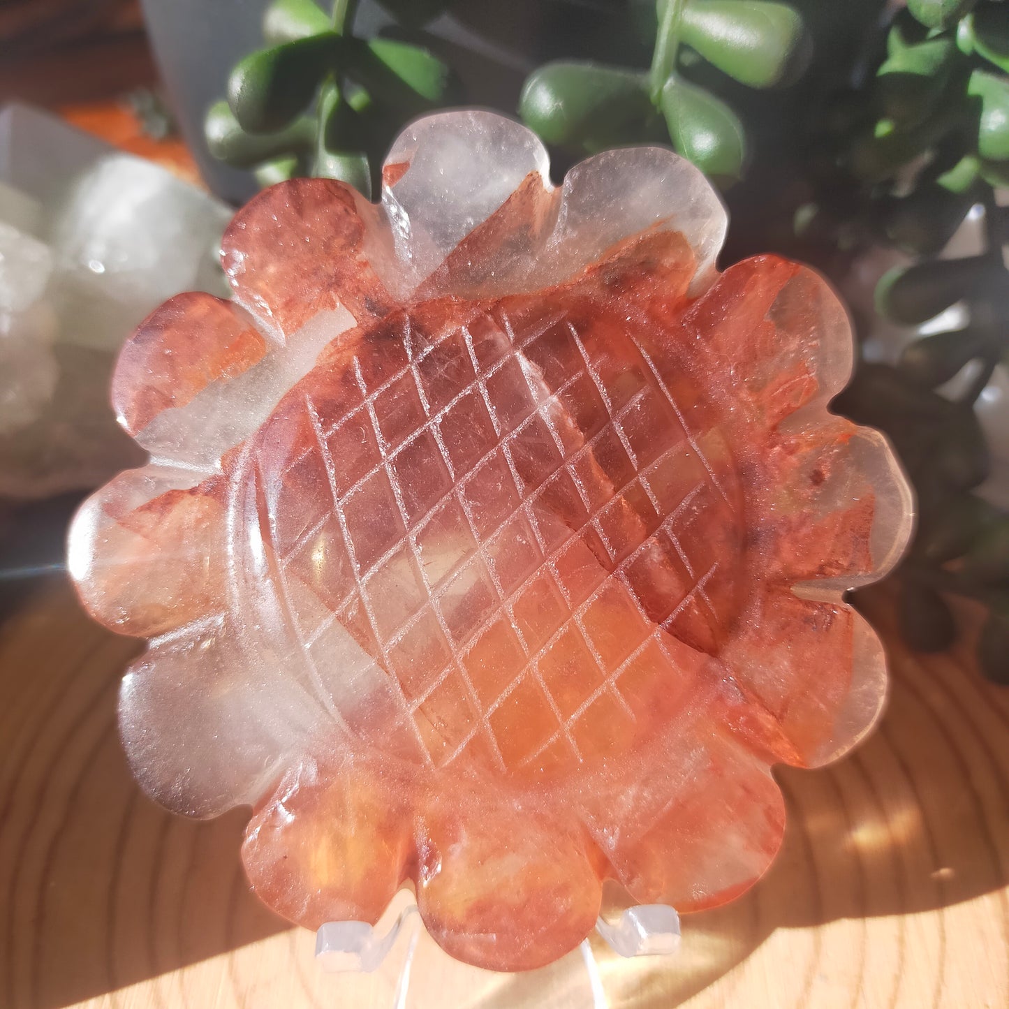 Fire Quartz Flower