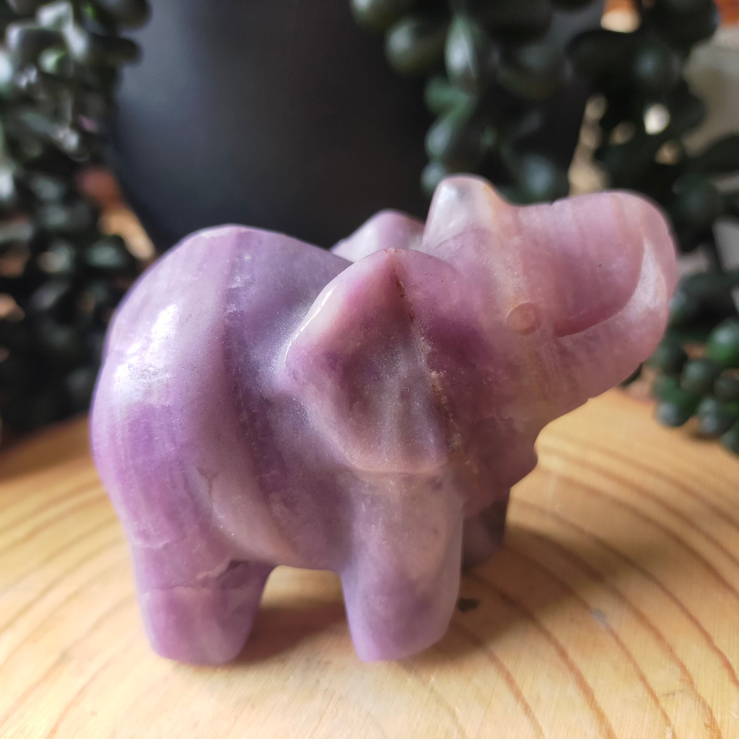 Silky Fluorite Elephant