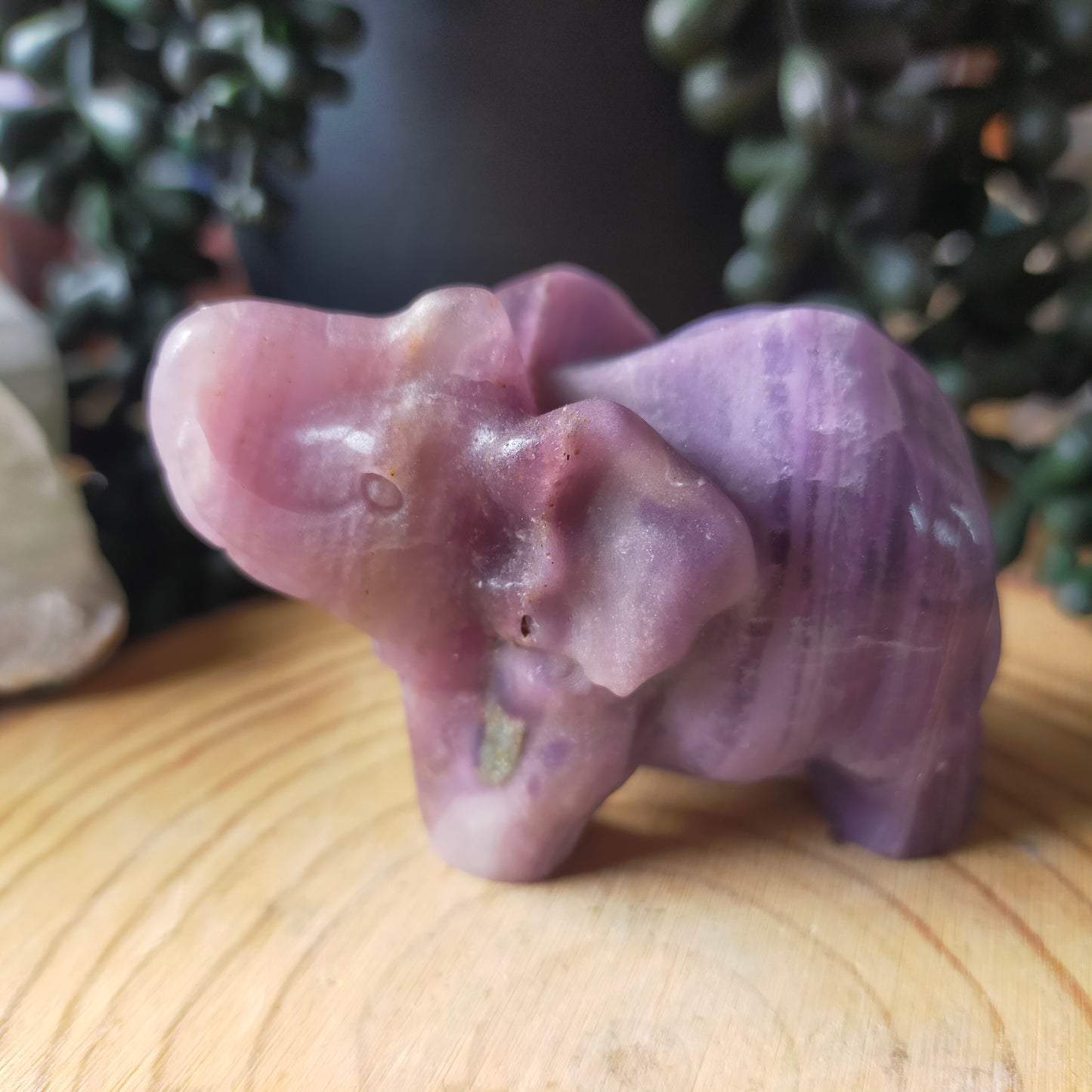 Silky Fluorite Elephant