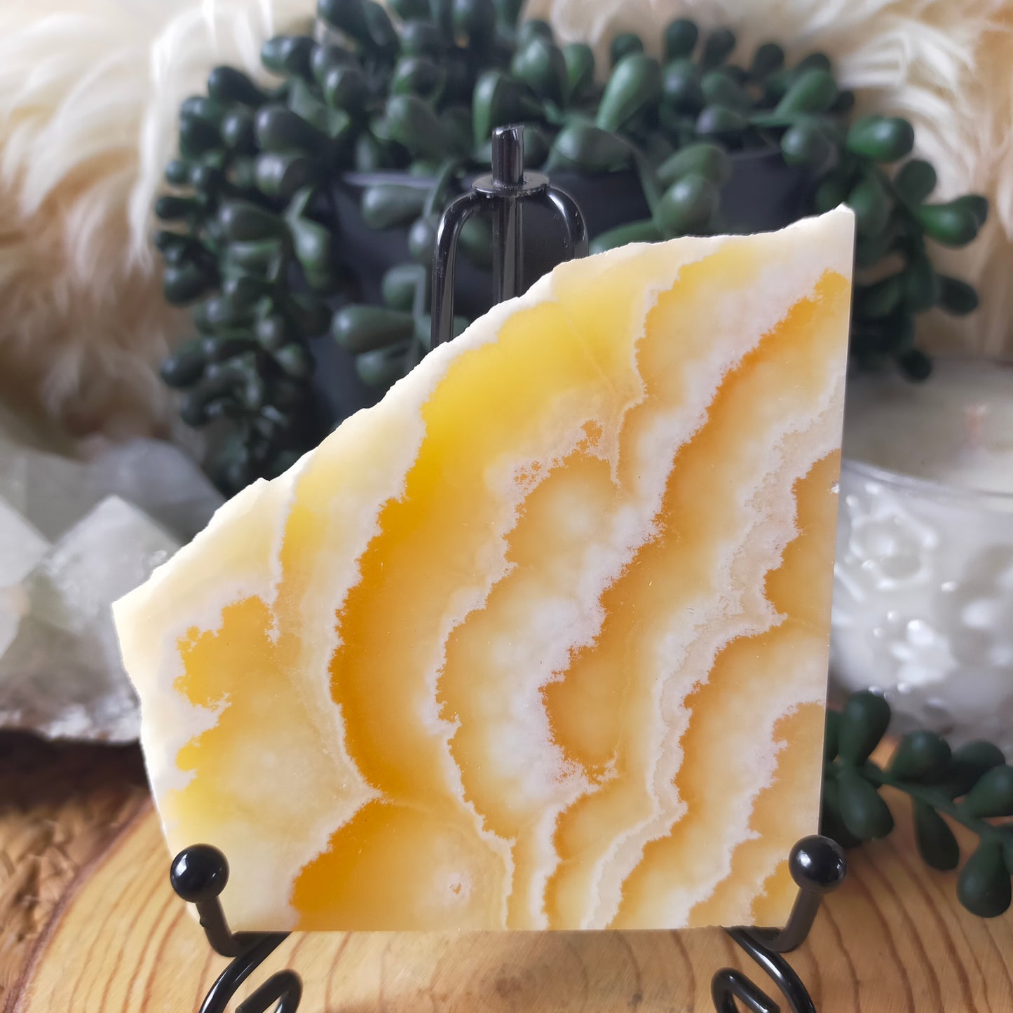 Yellow Calcite Slab