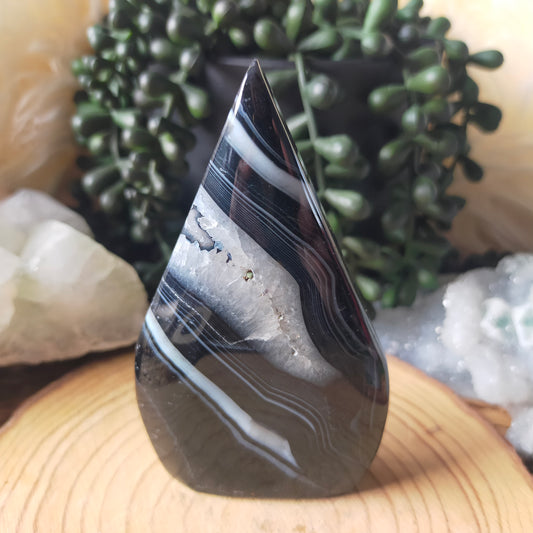 Black Agate Freeform