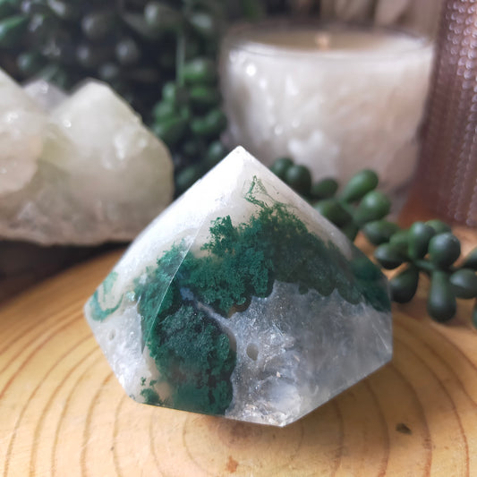 Moss Agate Diamond