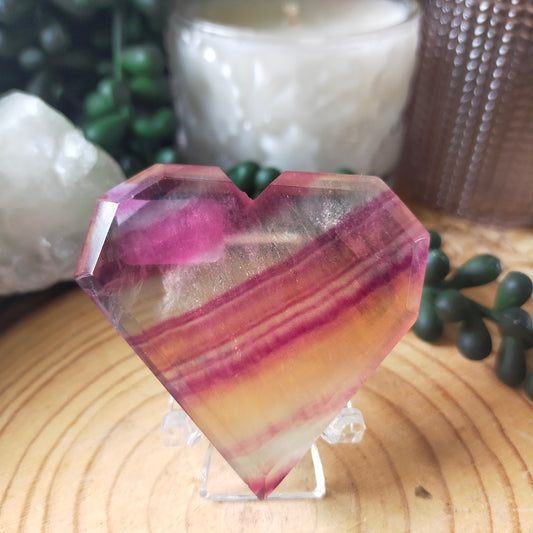 Candy Fluorite Heart