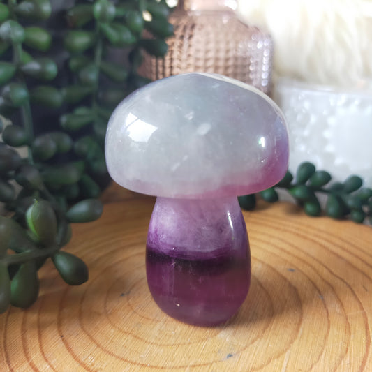 Fluorite Mushroom