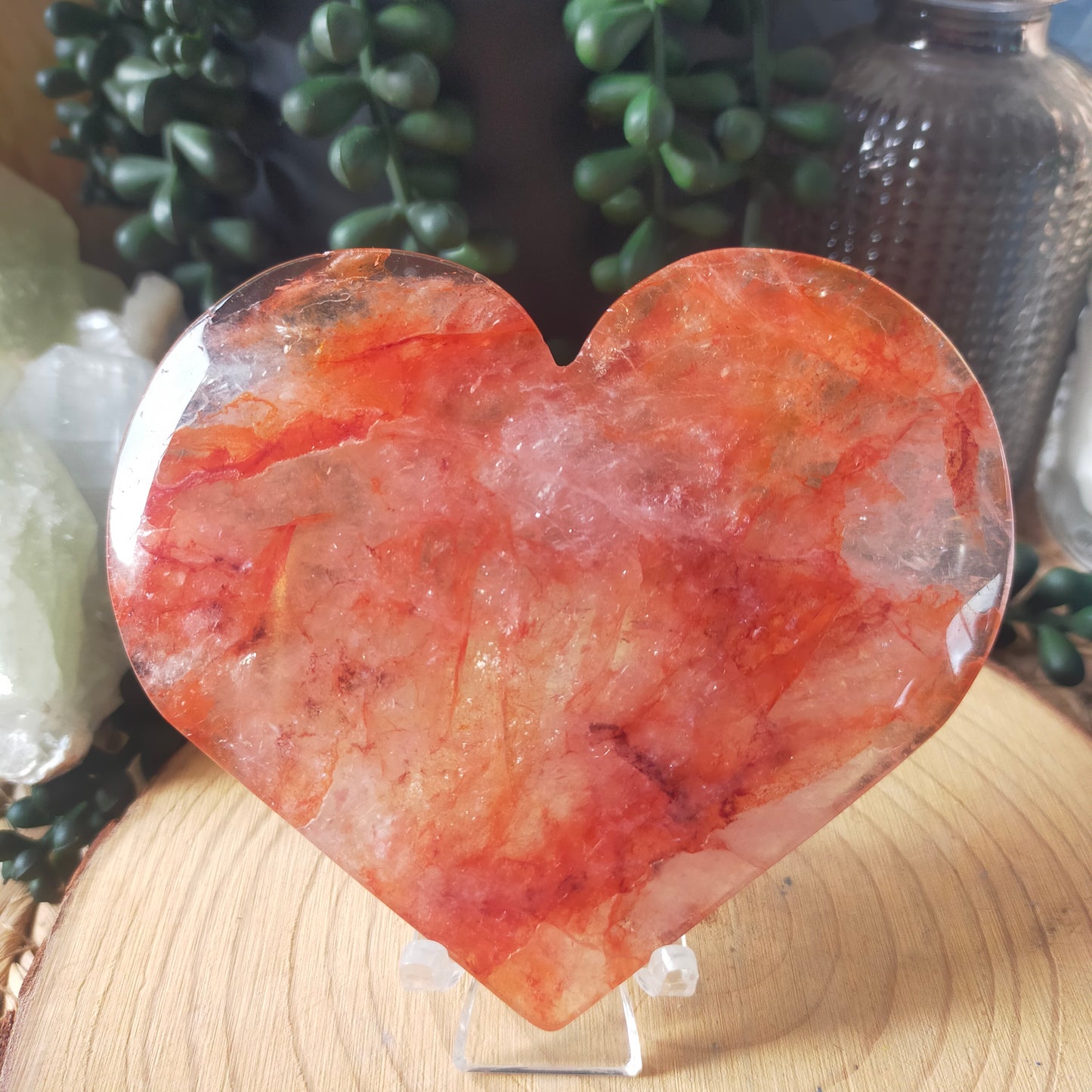 Fire Quartz Heart