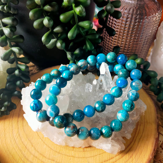 Blue Apatite Bracelet