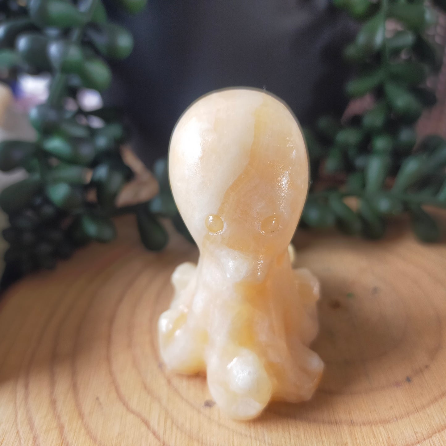 Yellow Calcite Octopus