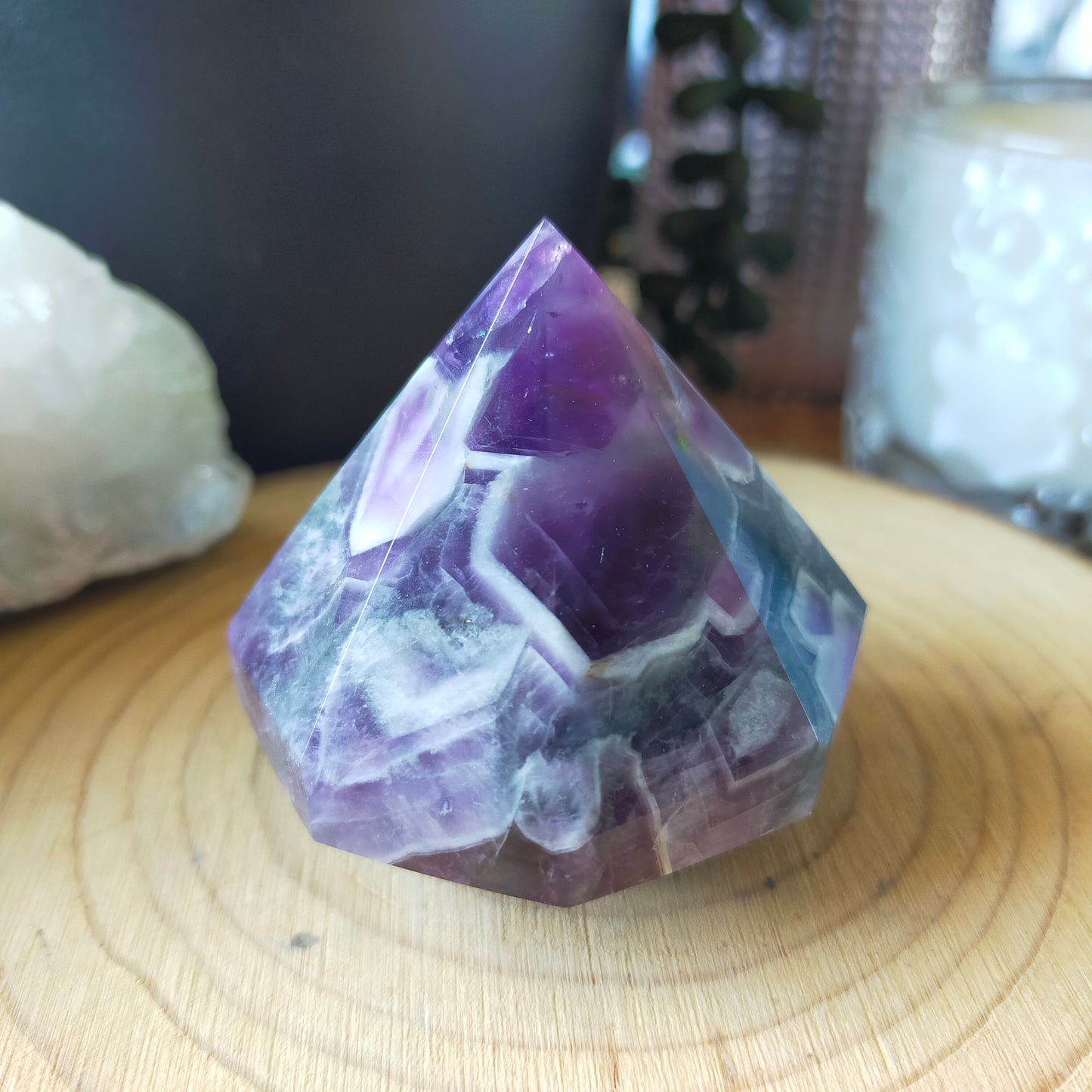 Chevron Amethyst Diamond