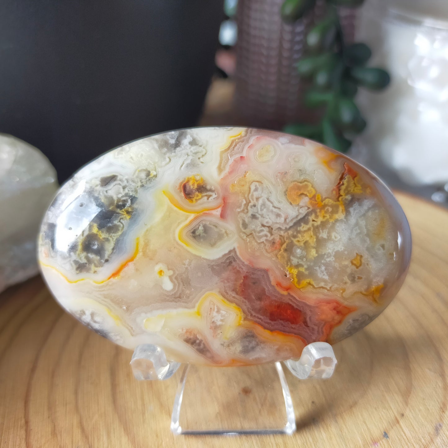 Crazy Lace Agate Palmstone