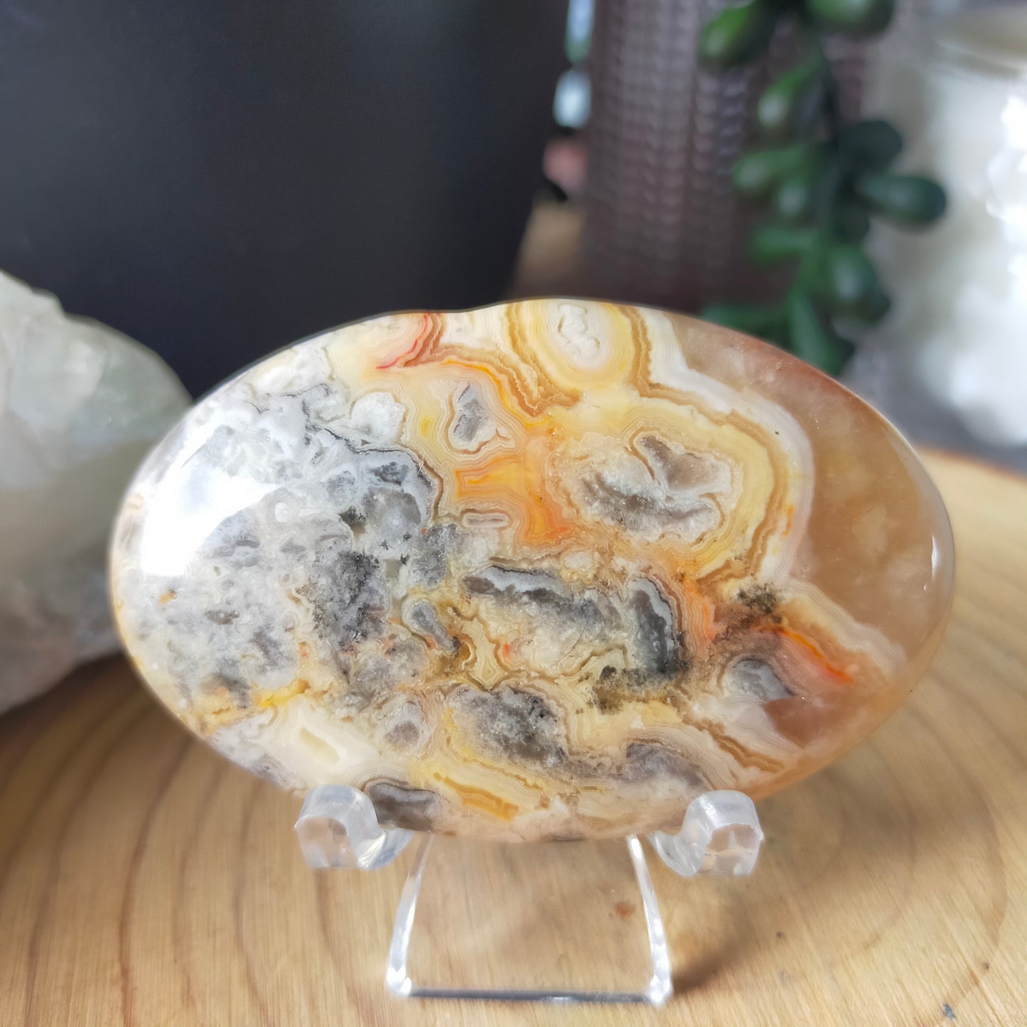 Crazy Lace Agate Palmstone