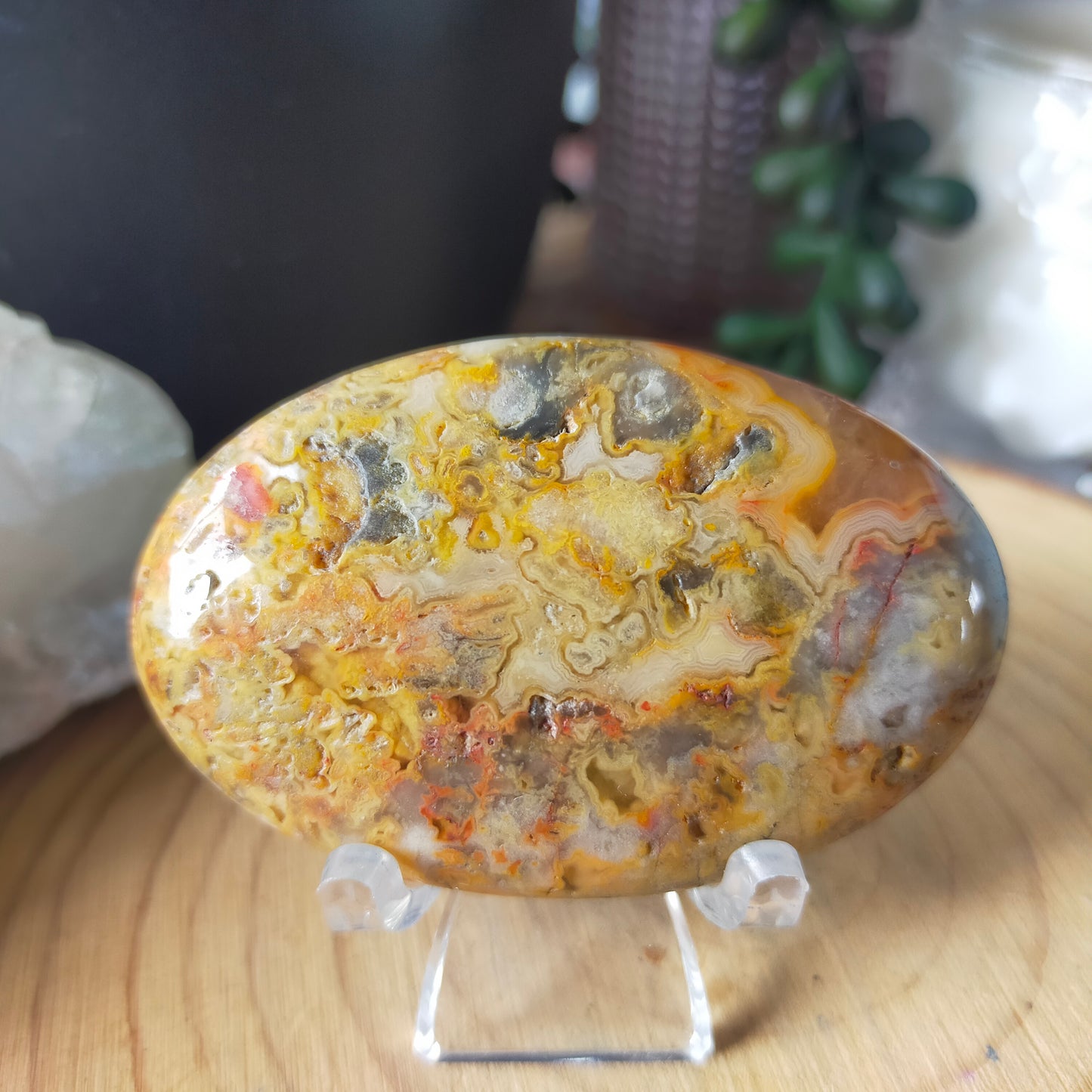 Crazy Lace Agate Palmstone