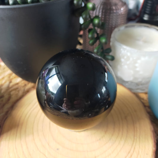 Black Obsidian Sphere