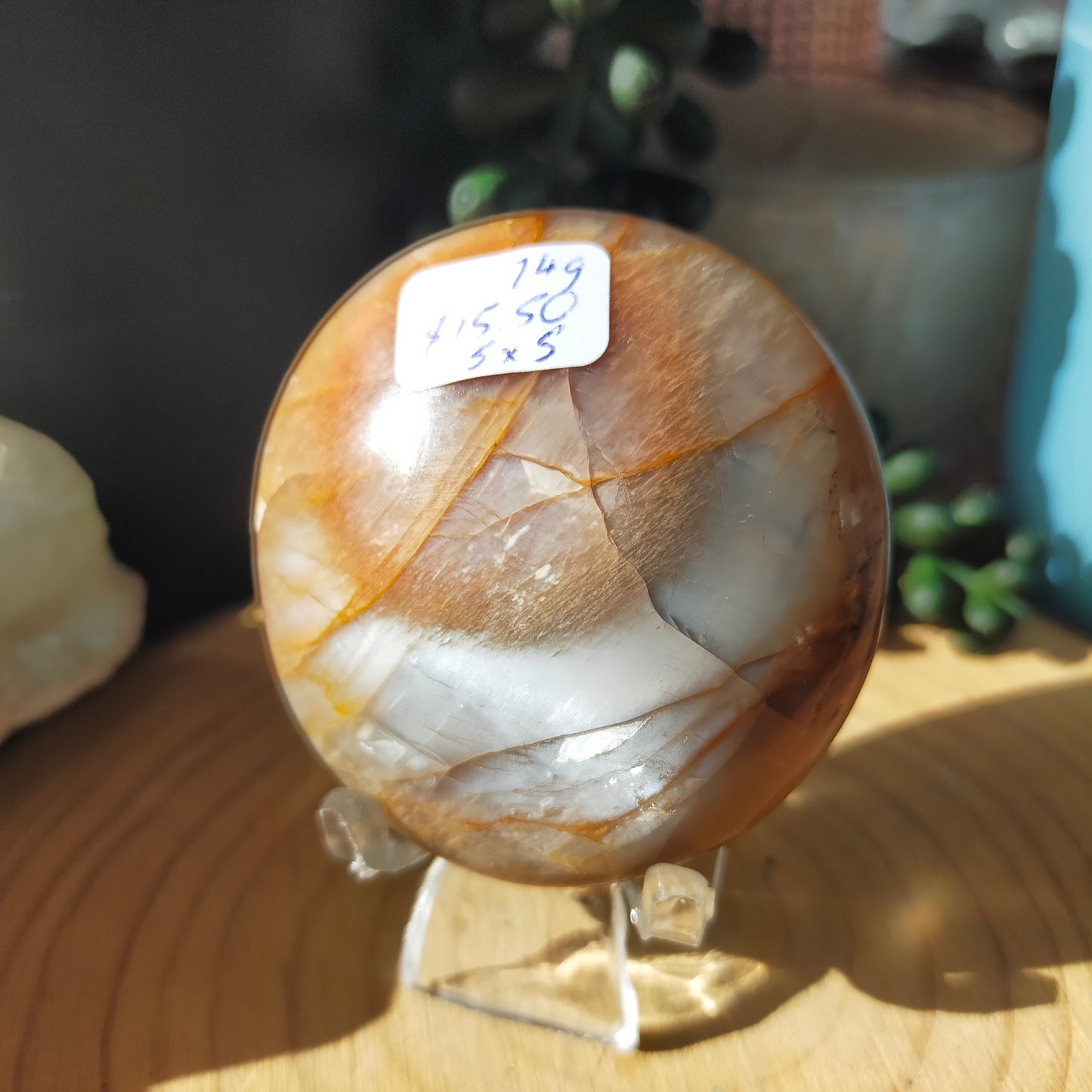 Peach Moonstone Palmstones