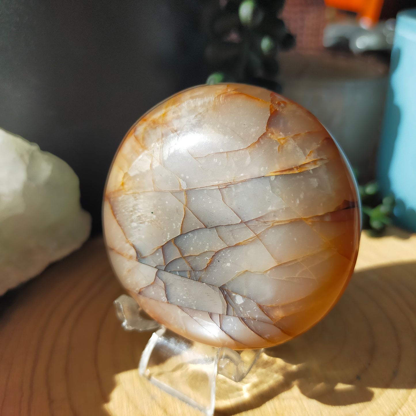 Peach Moonstone Palmstones