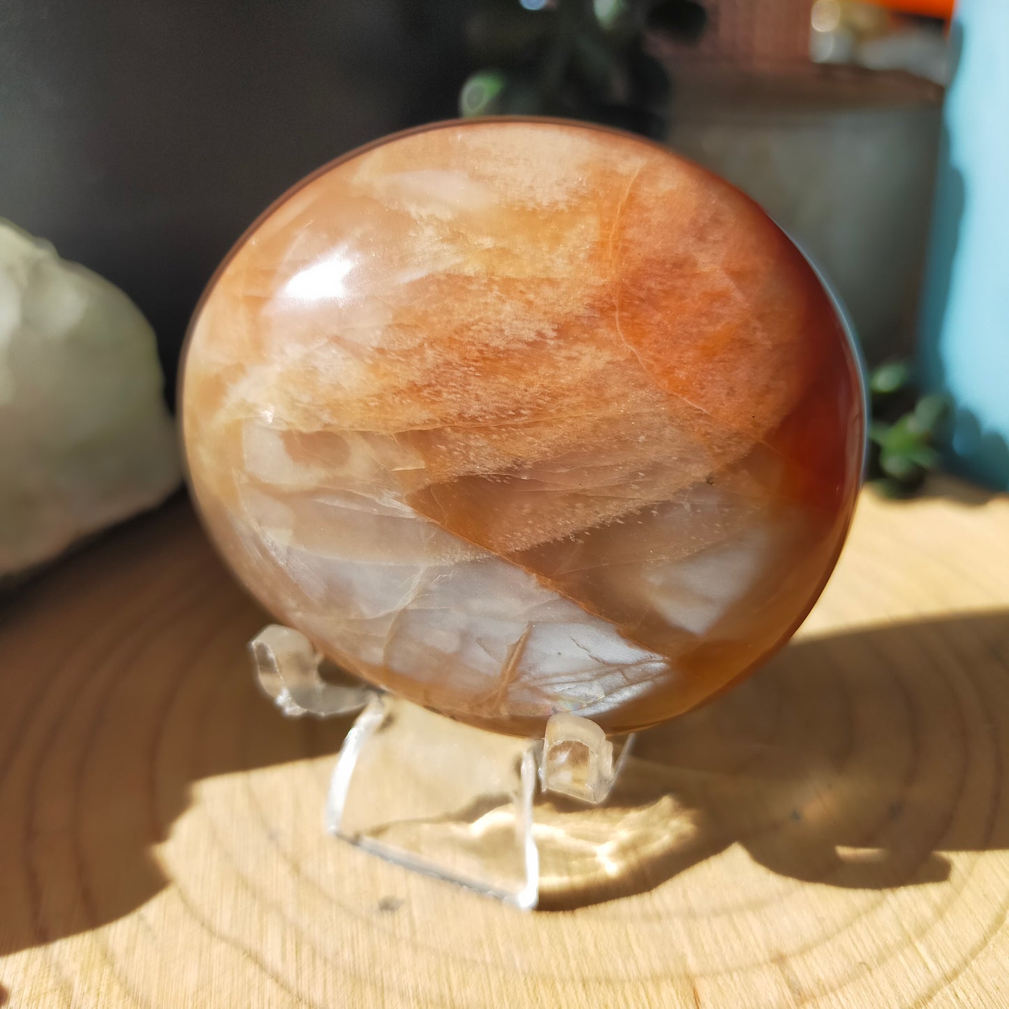 Peach Moonstone Palmstones