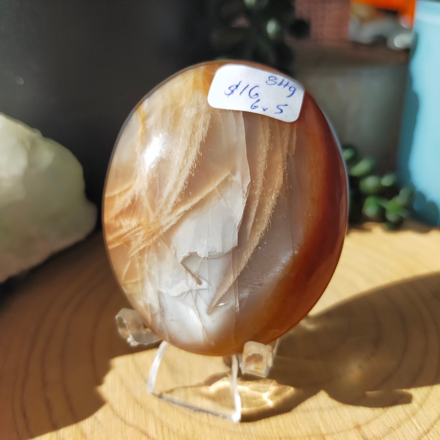 Peach Moonstone Palmstones