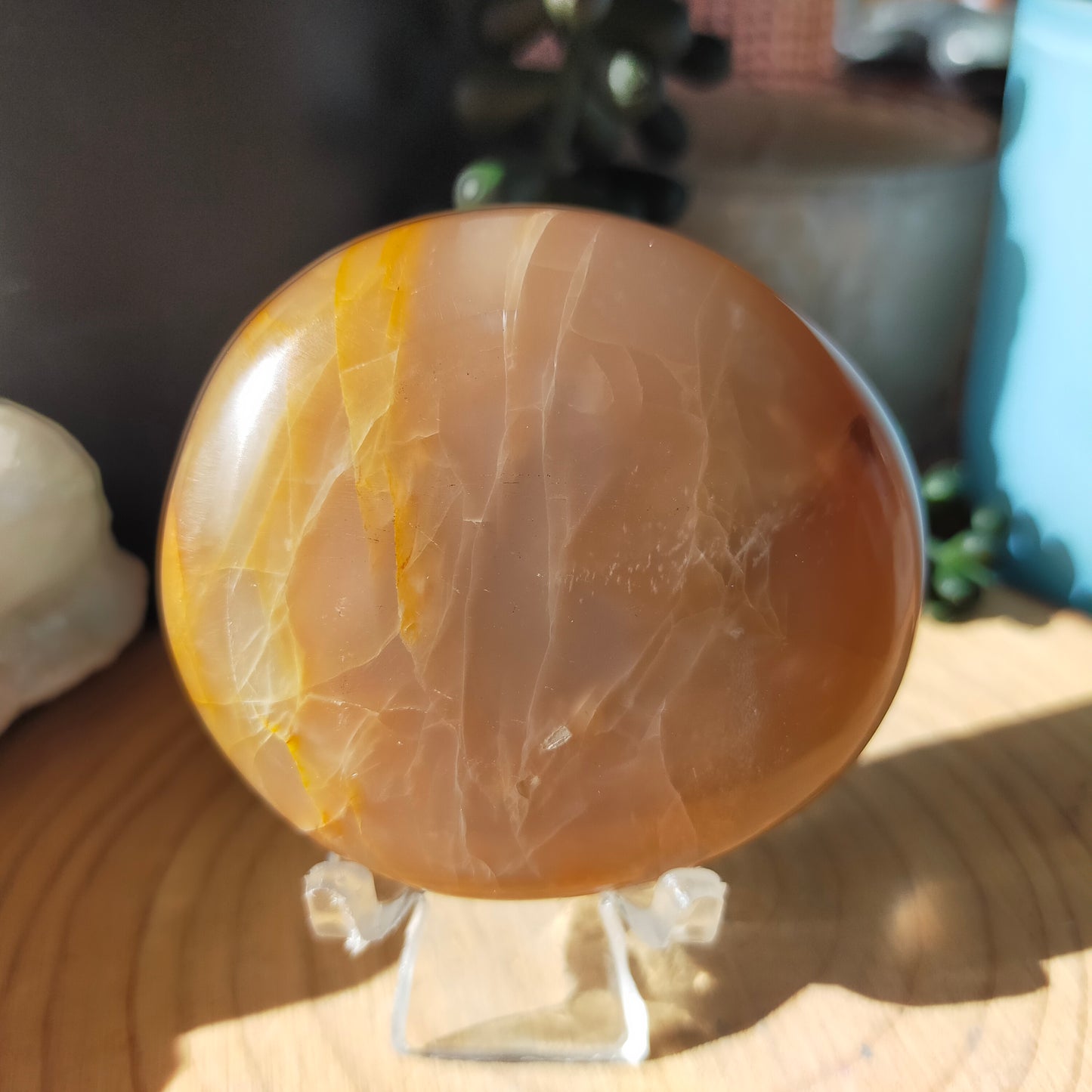 Peach Moonstone Palmstones