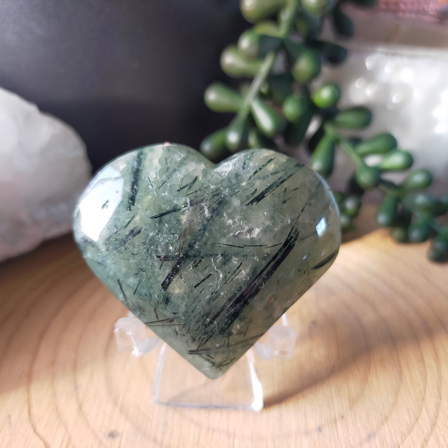 Prehnite Hearts