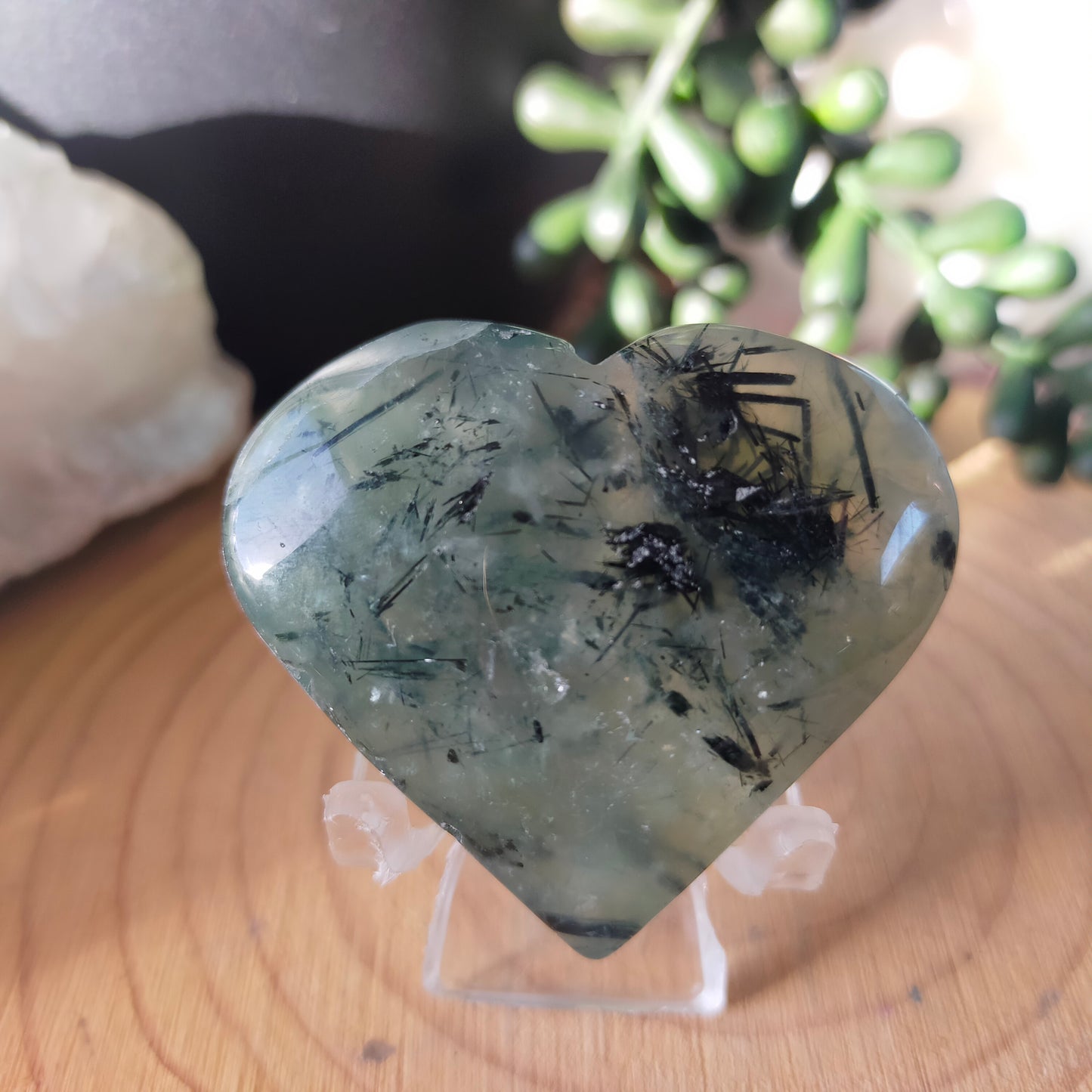 Prehnite Hearts