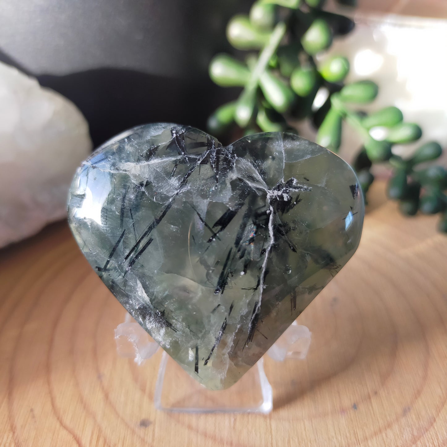 Prehnite Hearts