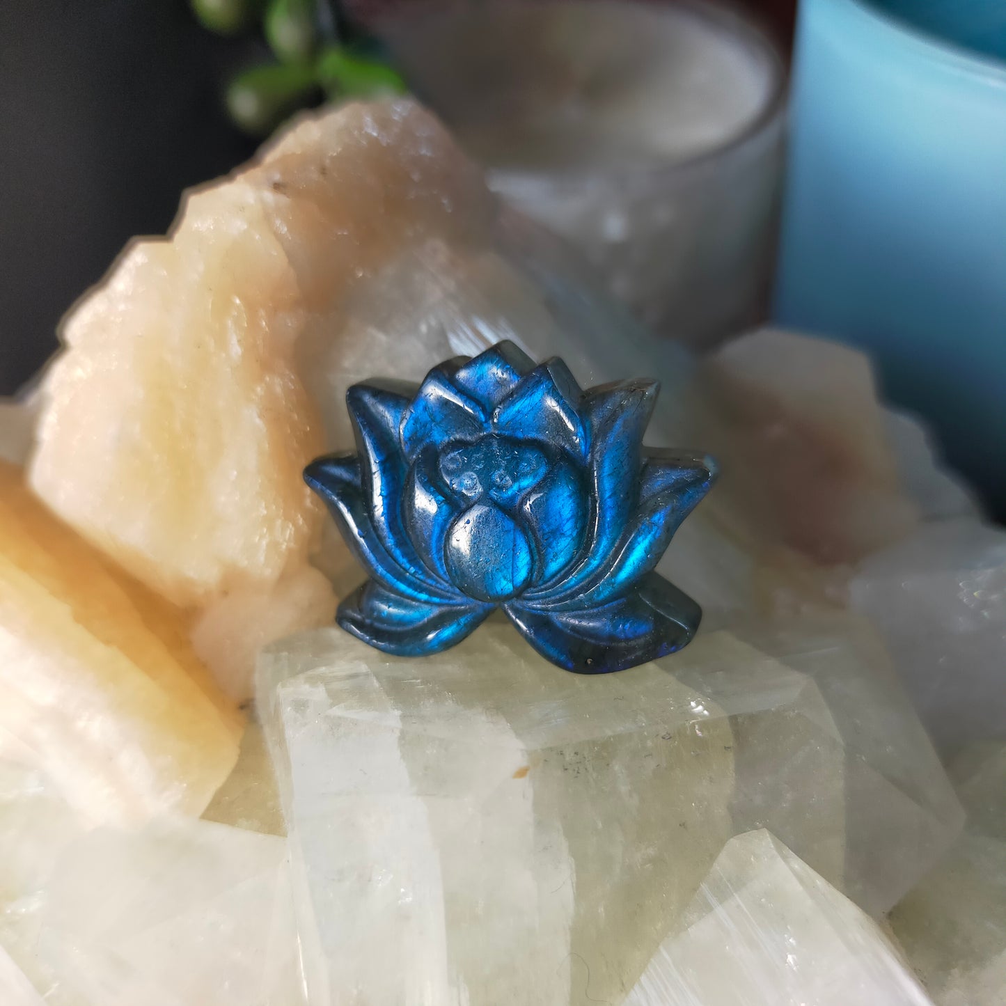 Labradorite Lotus