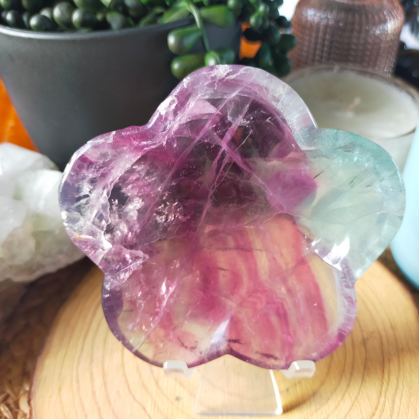 Fluorite Flower Bowl