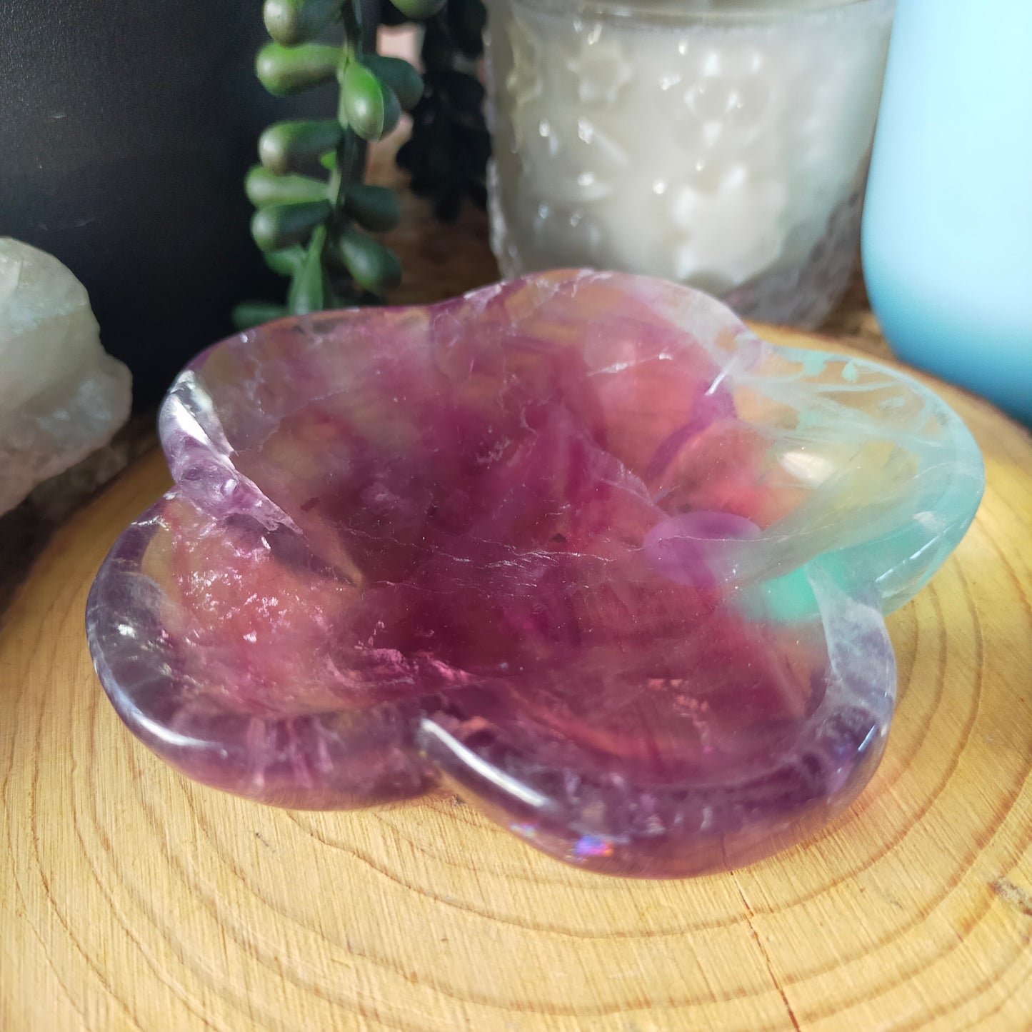 Fluorite Flower Bowl