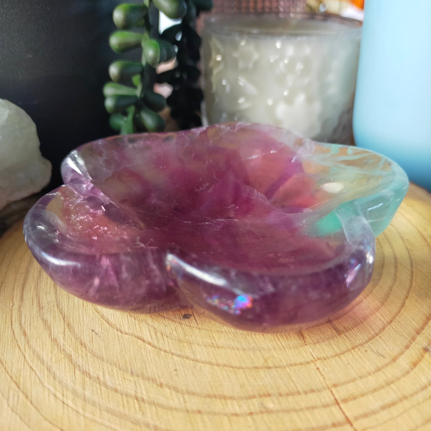 Fluorite Flower Bowl