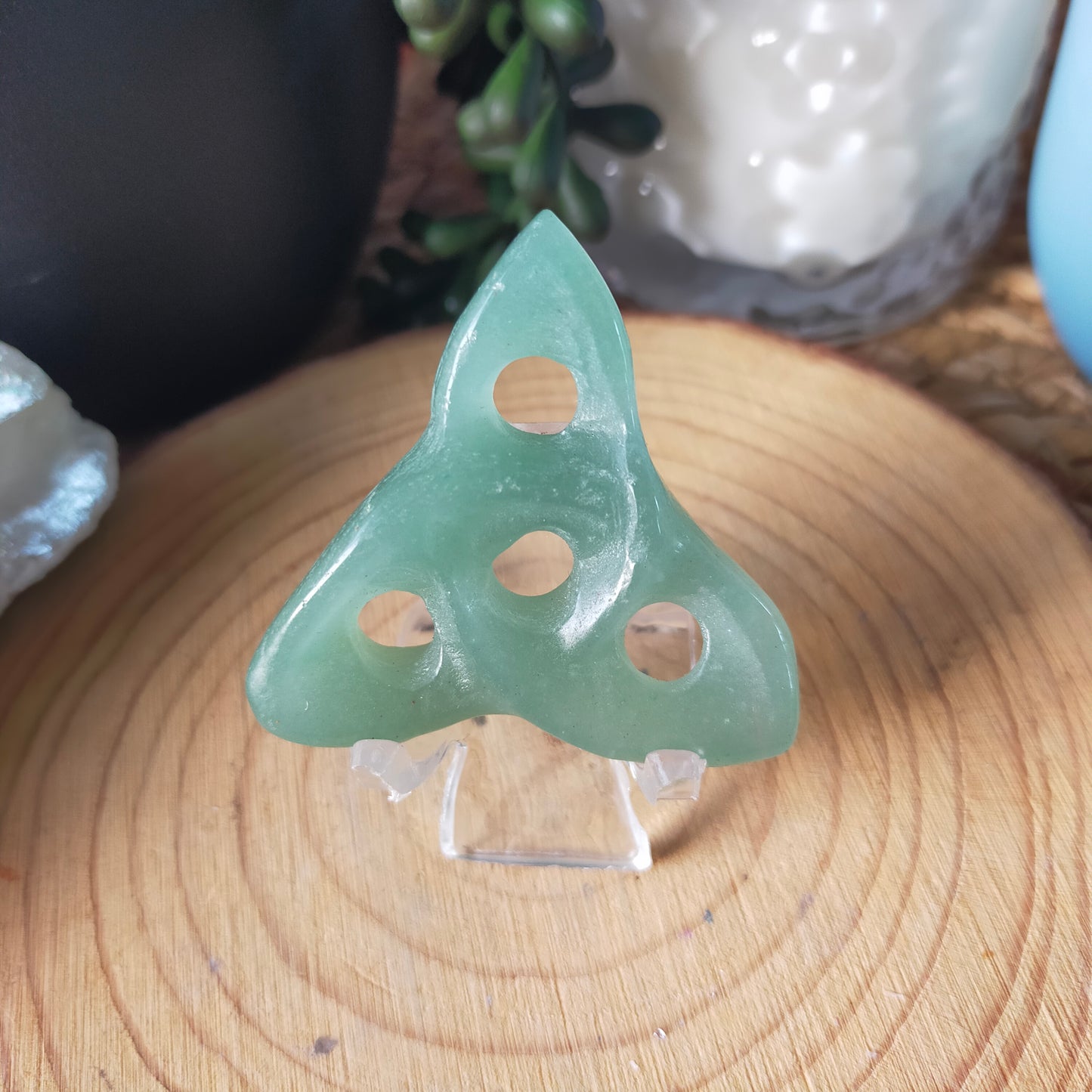 Green Aventurine Triquetra