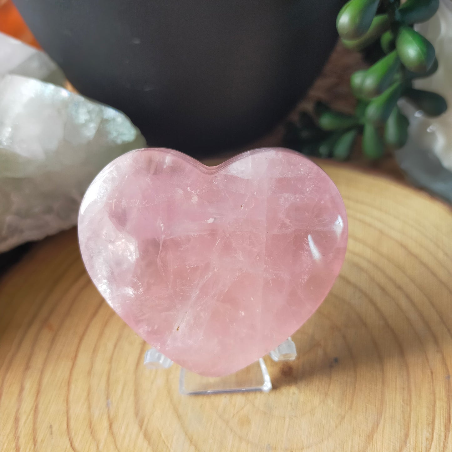 Rose Quartz Heart