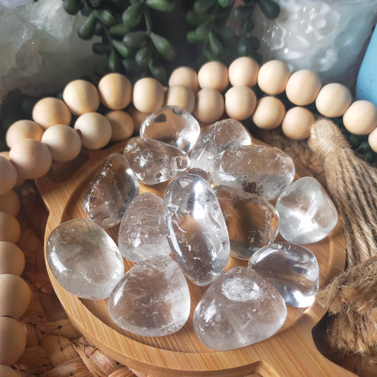 Clear Quartz Tumbles