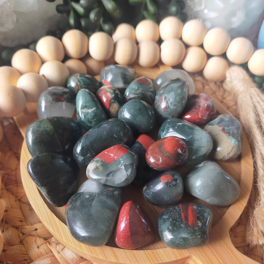 African Bloodstone Tumbles