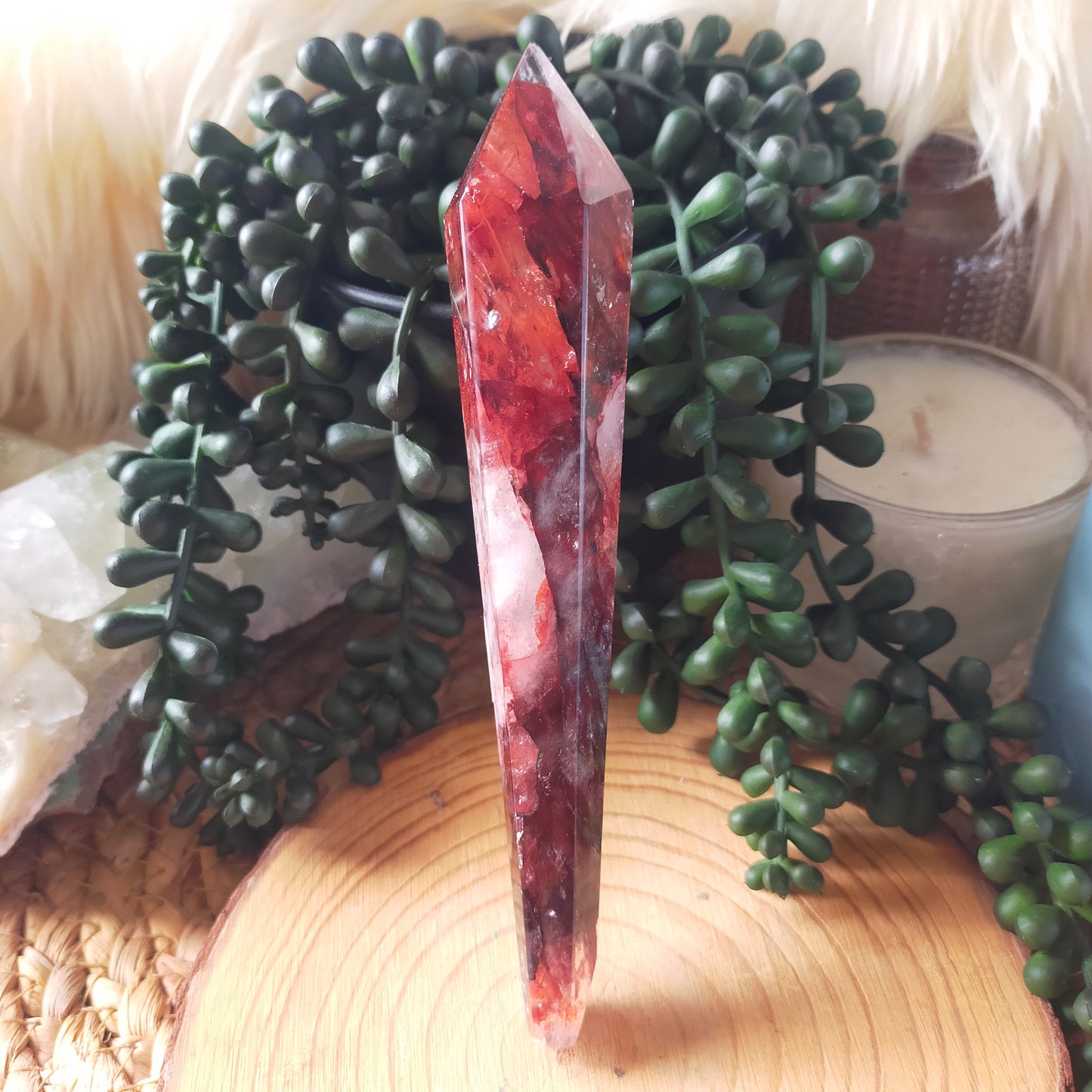 Fire Quartz Wand