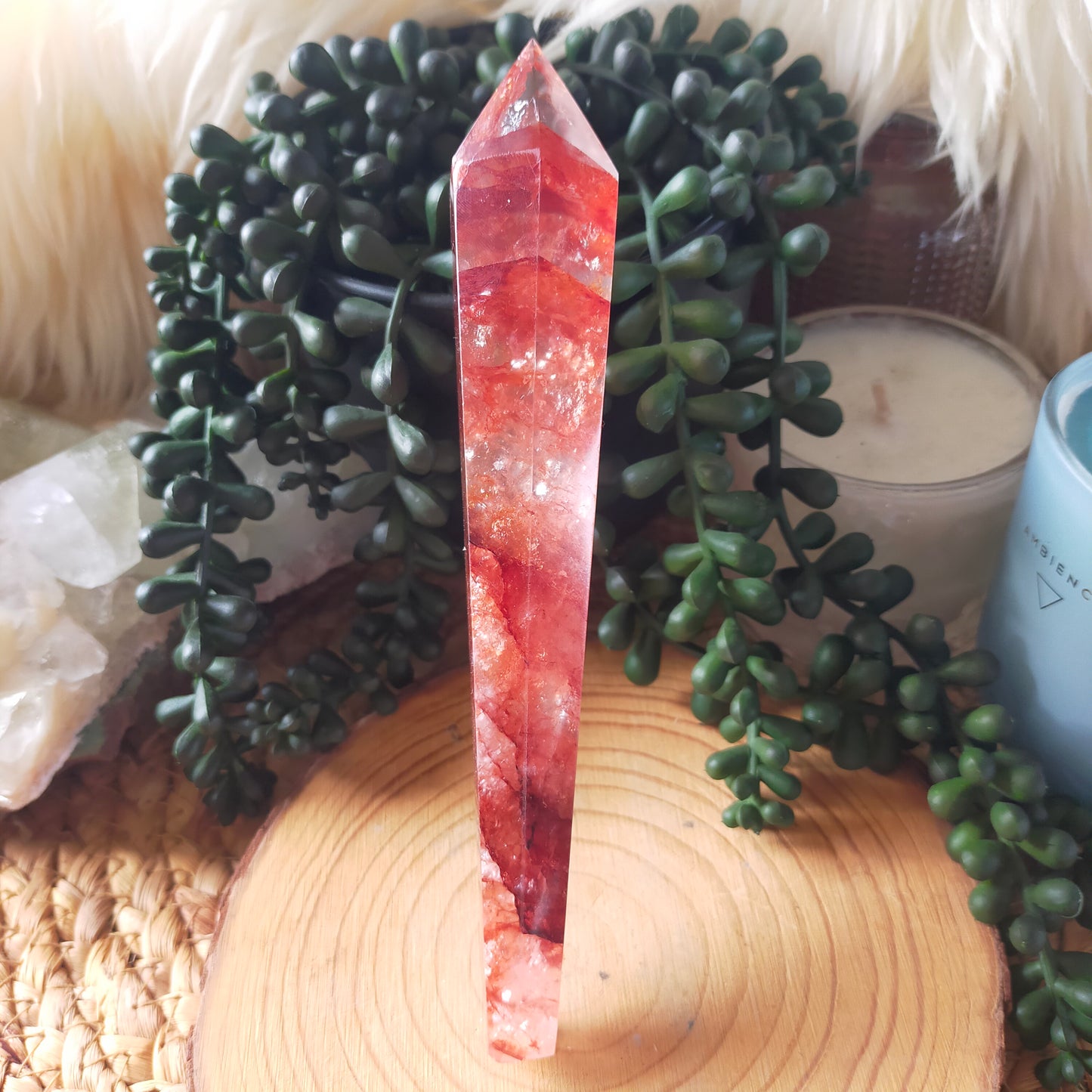 Fire Quartz Wand