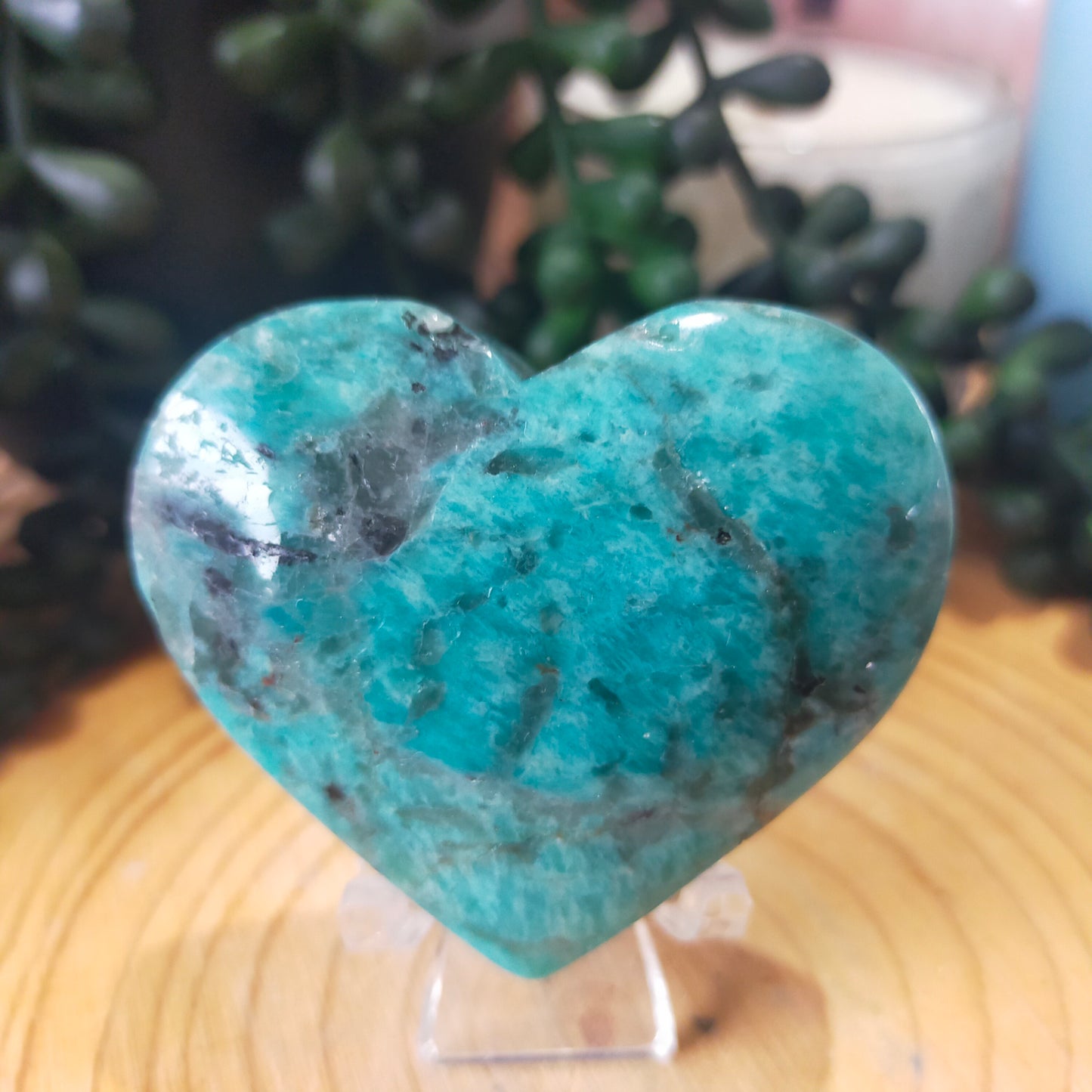 Amazonite Heart